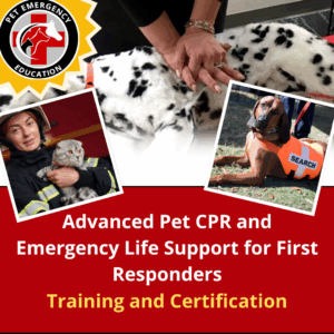 Advanced Canine and Feline CPR and Emergency Life Support for First Responders Certification Class- Wednesday 11/19/25 at 7pm EST/6pm CST/5pm MST/4pm PST